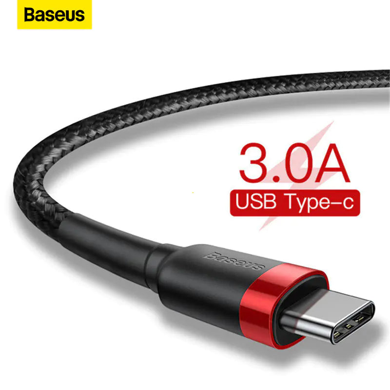 Baseus USB Type C Fast Charging Cable for Samsung & Huawei