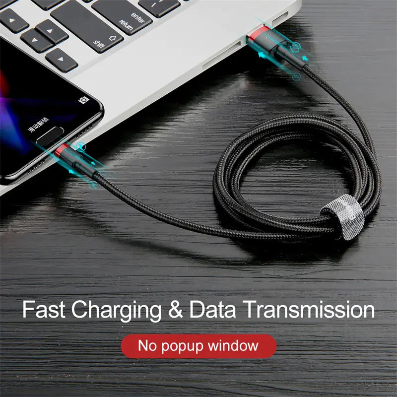 Baseus USB Type C Fast Charging Cable for Samsung & Huawei